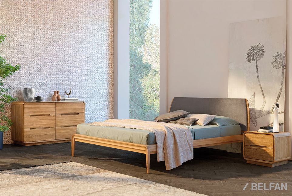 Кровать "Монблан" массив дуба 5