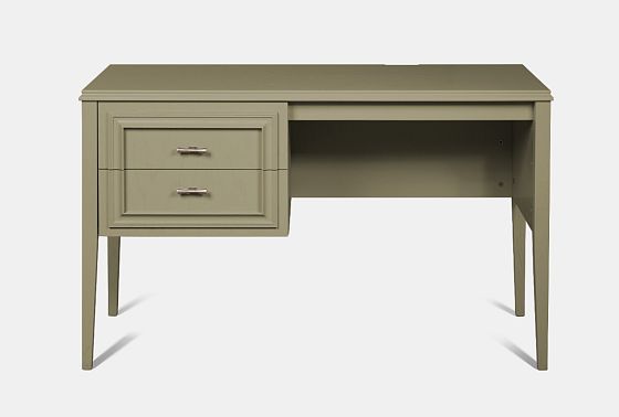 Стол письменный "Сакраменто" (1 тумба слева) массив и шпон дуба, МДФ 7