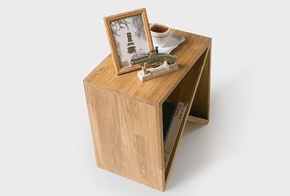 Стол прикроватный "Арт" Д; бейц-масло