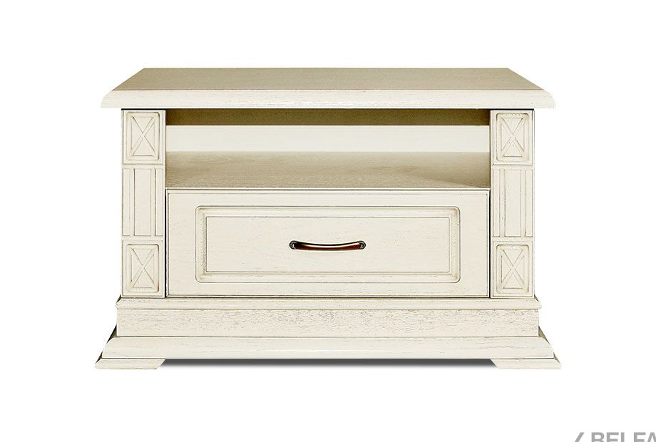 Тумба под ТВ "Верди Люкс ТВ1" массив и шпон дуба 1