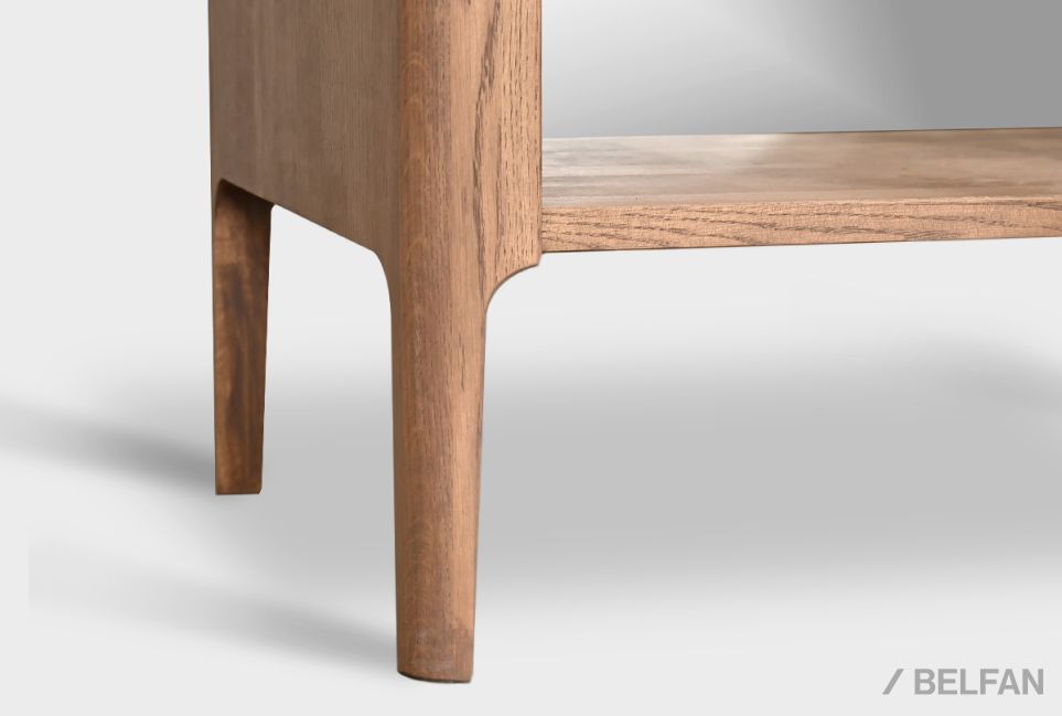 Витрина 1-но дверная "Бергамо" (левая) массив дуба 6