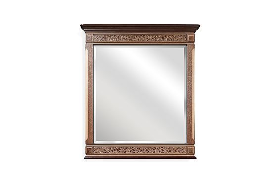 Зеркало настенное "Сиена" массив и шпон дуба, МДФ 3