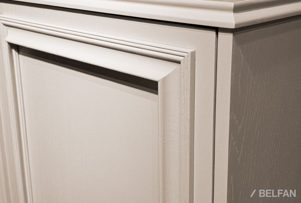 Тумба высокая "Сакраменто" массив и шпон дуба, МДФ 6