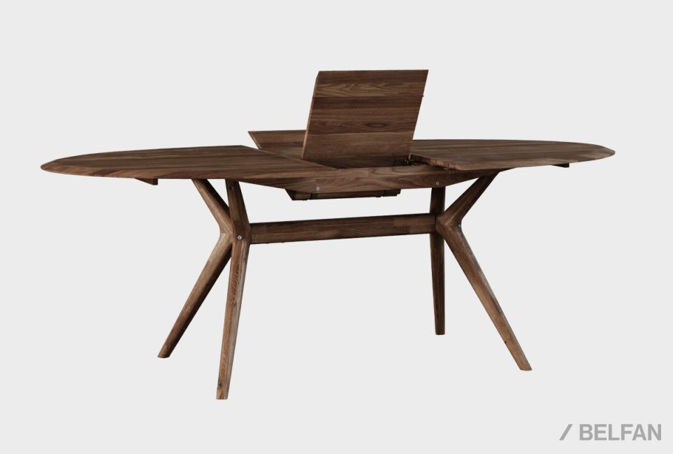 Стол обеденный "Кармен" (раскладной) массив дуба 2