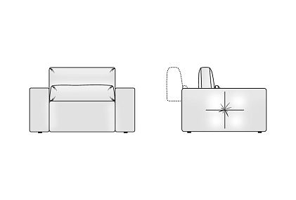 "Бакстер" кресло