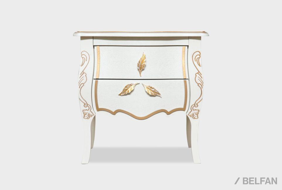 Тумба прикроватная "Трио" массив и шпон дуба 7