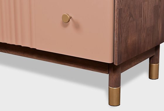 Комод "Меридиан" 3 массив дуба, МДФ 2