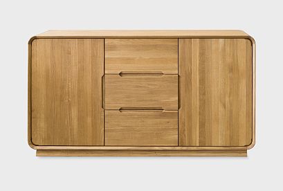 Тумба "Монблан" 3 (с ящиками); бейц-масло