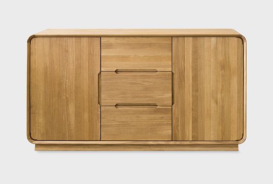 Тумба "Монблан" 3 (с ящиками) массив дуба 6