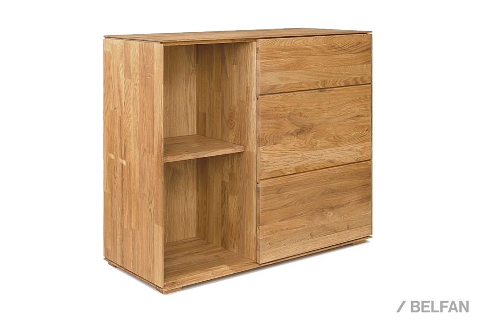 Тумба "Гринвуд" 2 (с нишей) массив дуба 1