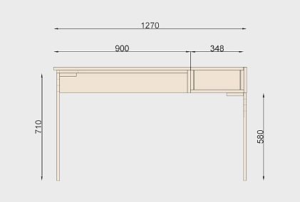 Стол туалетный "Cube Design"