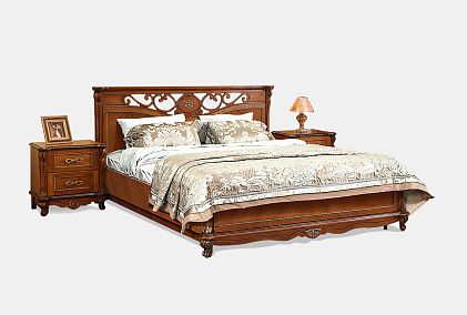 Кровать "Алези" с подьемным механизмом (низкое изножье)