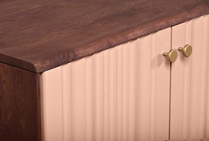 Тумба "Меридиан" 4; *А-017.114; к-шоколадный дуб, ф-дымчатая роза