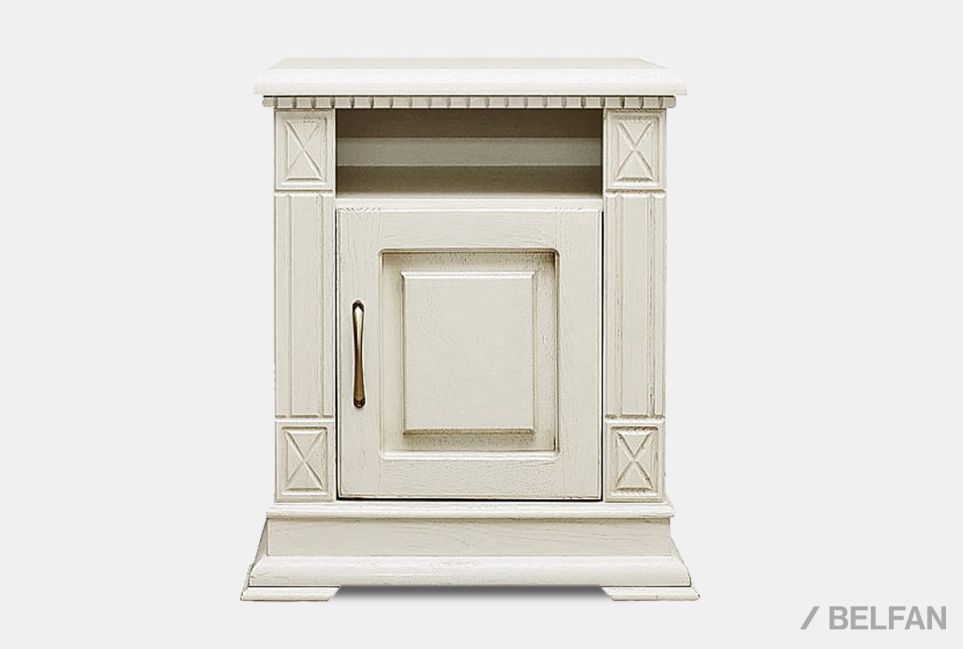 Тумба прикроватная "Верди Люкс" массив и шпон дуба 1