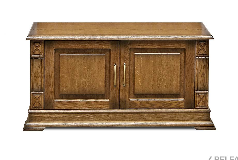 Тумба для обуви "Верди Люкс" 25 массив и шпон дуба 2