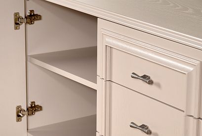 Тумба "Сакраменто" 3 (с ящиками); *А-016.49; марципан, орех