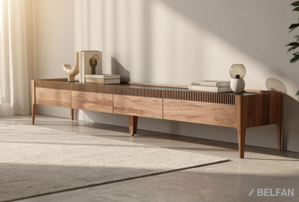 Тумба под ТВ "Бергамо" 200 массив дуба 1