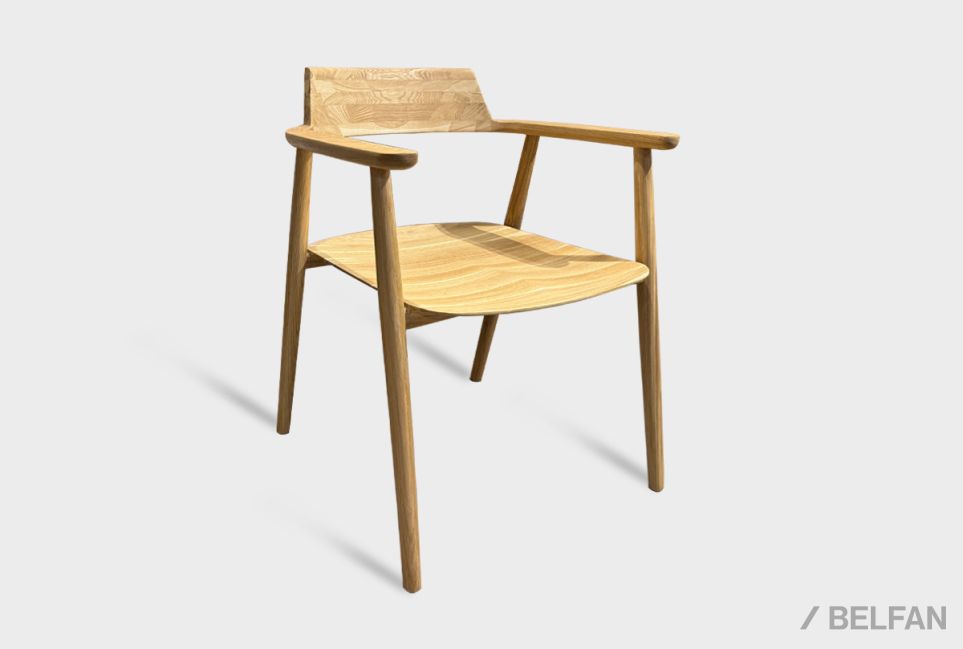 Стул "Страсбург" с подлокотниками массив берёзы 1