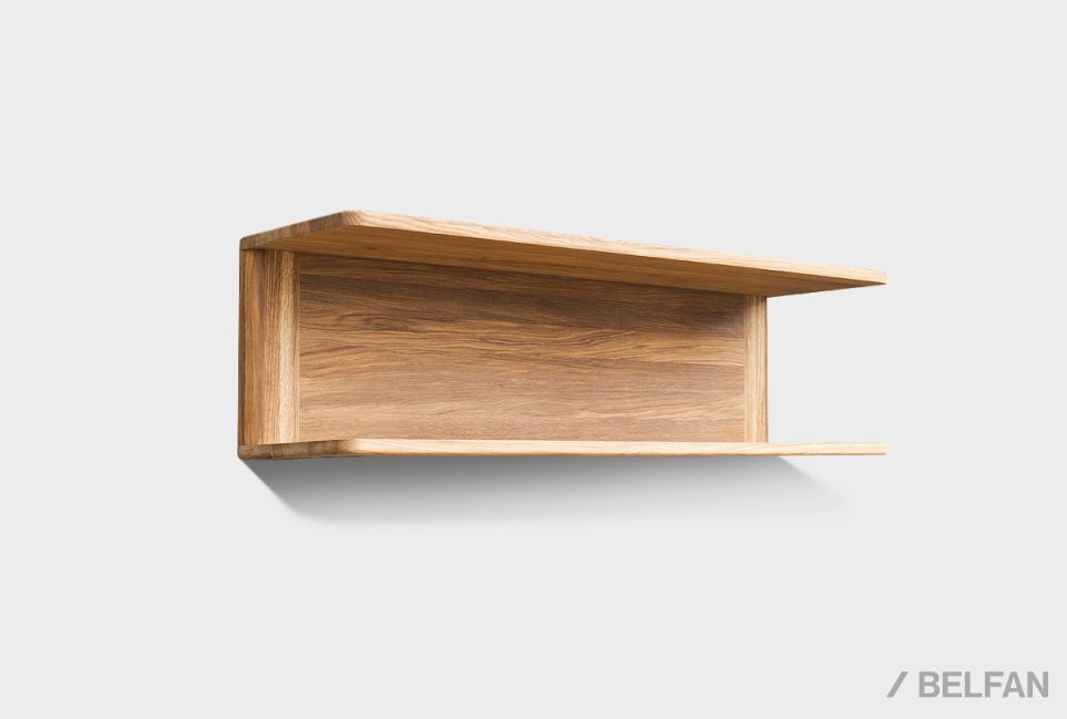 Полка настенная "Норд" 108 массив дуба 7