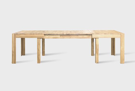 Стол обеденный "Макси" (раскладной) массив дуба 10