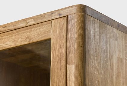 Шкаф с витриной 1-но дв. "Норд" (правый)