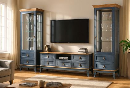 Витрина 1-но дверная "Стюарт" (левая)