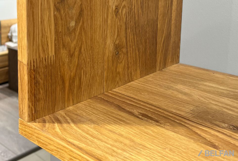 Полка настенная "Cube Design" 3 массив дуба 3