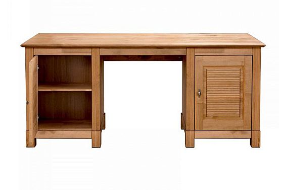 Стол письменный "Рауна" 20 (2 тумбы) массив сосны 2