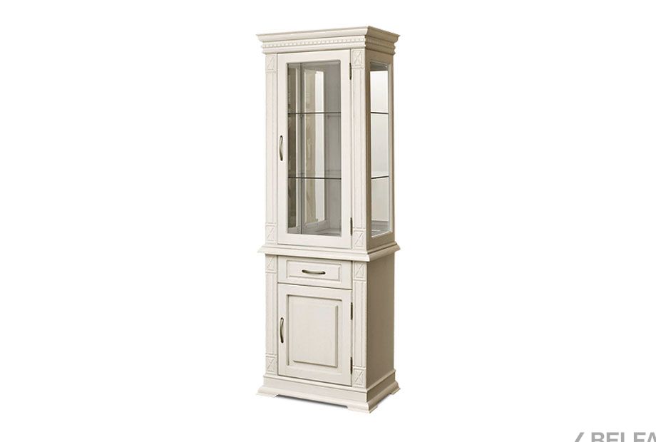 Шкаф комбинированный "Верди Люкс 1з" массив и шпон дуба 1