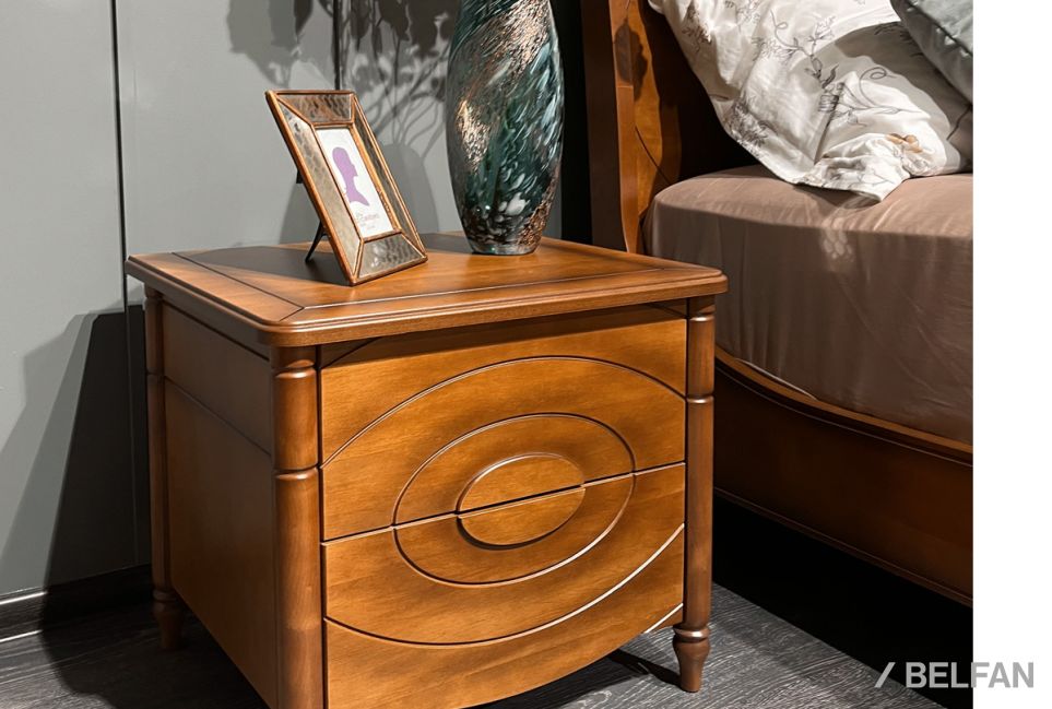 Тумба прикроватная "Офелия" массив и шпон ольхи 3