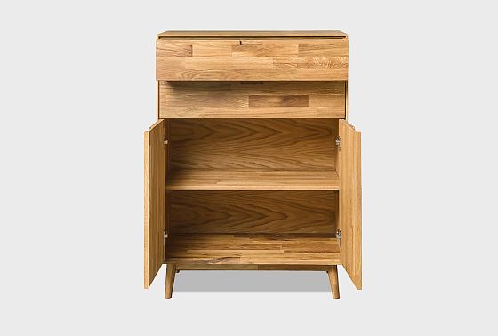 Тумба "Ирвинг" 2 высокая массив дуба 11