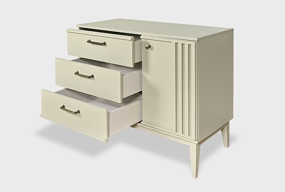 Комод "Чикаго" (3 ящика) массив и шпон дуба 11