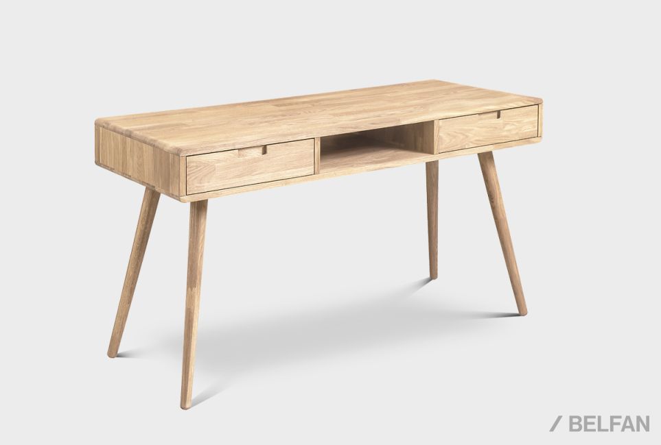 Стол письменный "Ирвинг" (2 ящика) массив дуба 2