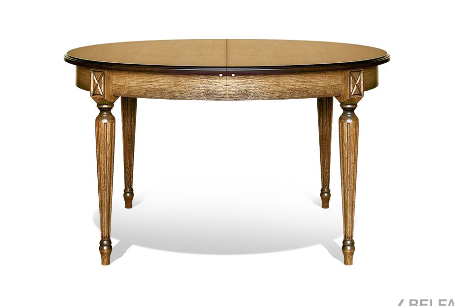 Стол обеденный "Верди Люкс 14" массив и шпон дуба 1