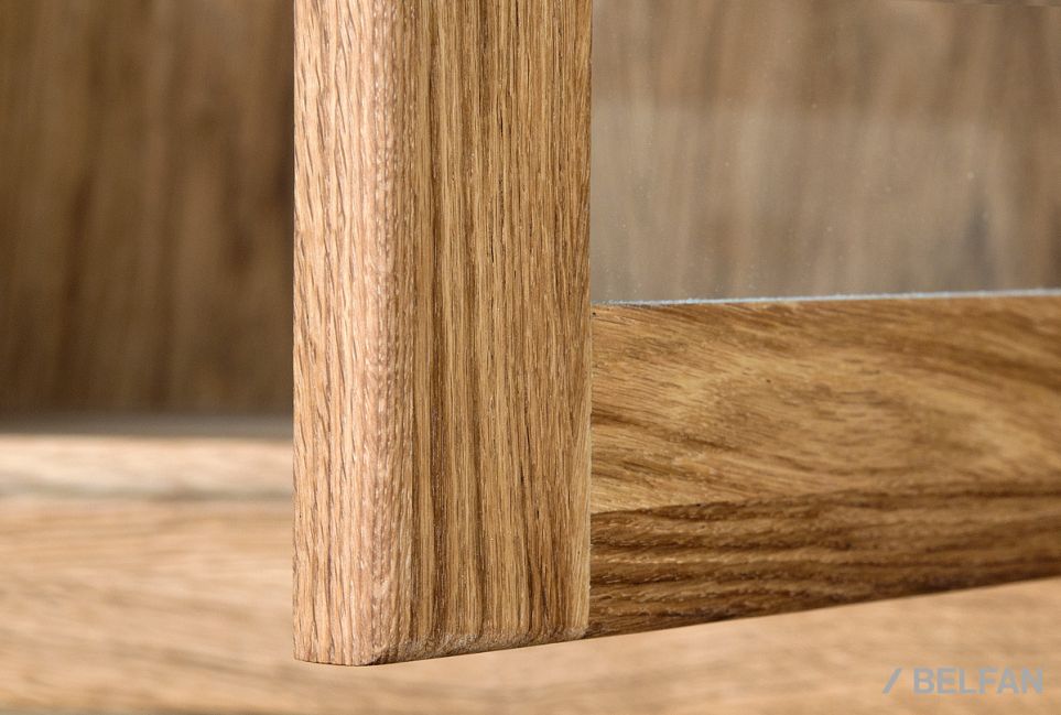 Шкаф навесной 1-но секц. вертикальный "Норд" (левый) массив дуба 2