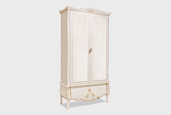 Шкаф для одежды 2-х дв. "Трио" массив и шпон дуба 4