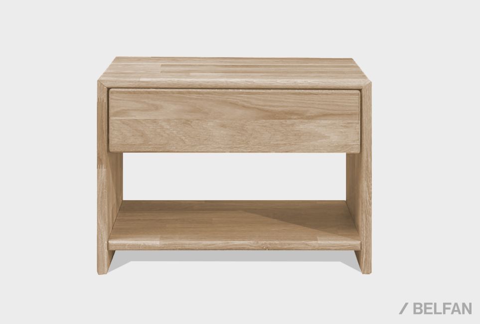 Тумба прикроватная "Берген" Д массив дуба 1