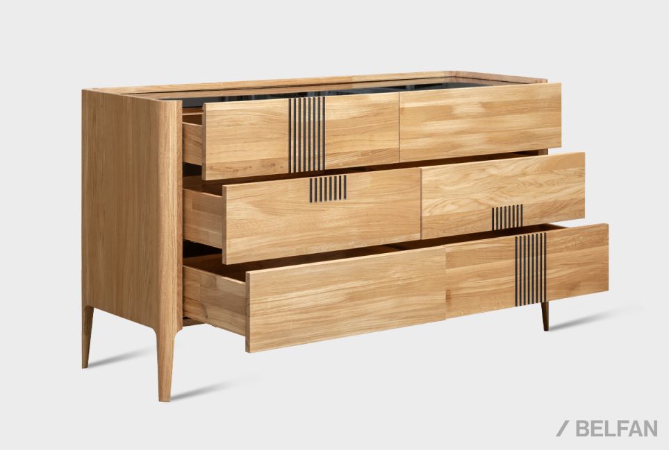 Комод "Бергамо" 6 массив дуба 5