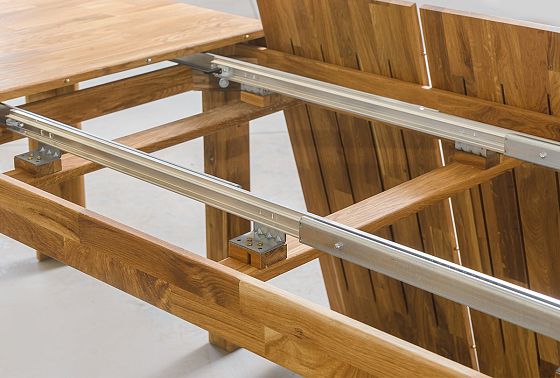 Стол обеденный "Макси" (раскладной) массив дуба 10