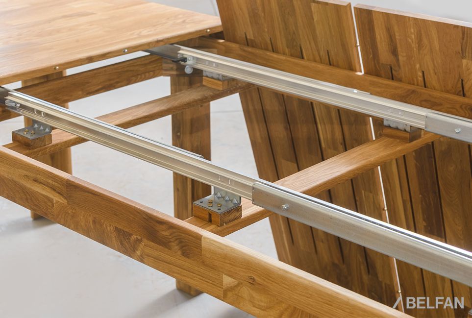 Стол обеденный "Макси" (раскладной) массив дуба 8