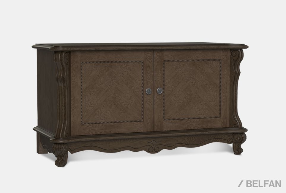 Тумба в прихожую "Алези" массив и шпон дуба 1