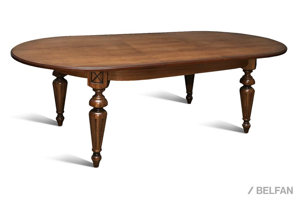 Стол обеденный "Верди Люкс 18" массив и шпон дуба 2