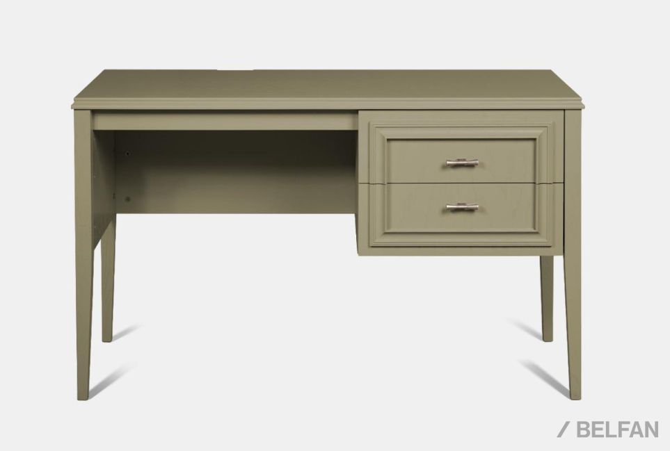 Стол письменный "Сакраменто" (1 тумба справа) массив и шпон дуба, МДФ 1