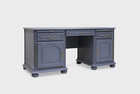 Стол письменный "Давиль" 1410 массив и шпон дуба 4