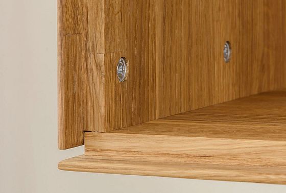 Шкаф навесной "Гринвуд" 2 (с нишей) массив дуба 16