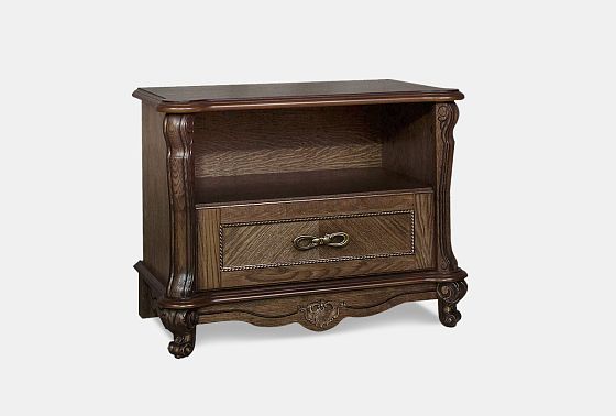 Тумба под ТВ "Алези 1" массив и шпон дуба 2