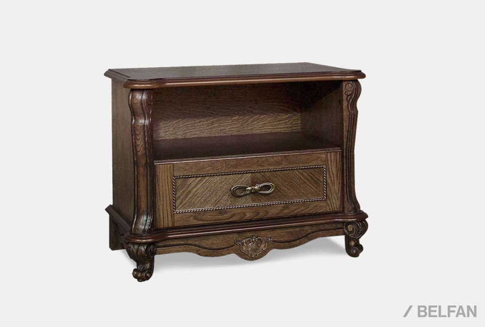 Тумба под ТВ "Алези 1" массив и шпон дуба 1