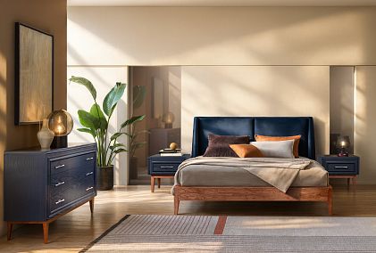 Кровать "Сакраменто" (мягкое изголовье)