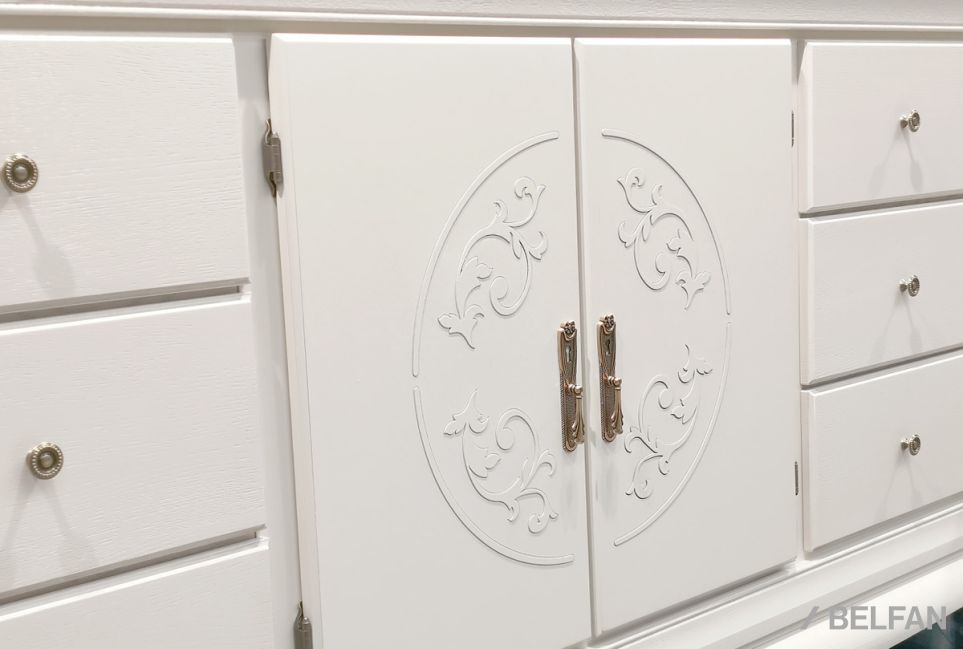 Тумба "Соната" 4 (с ящиками) массив и шпон дуба 7