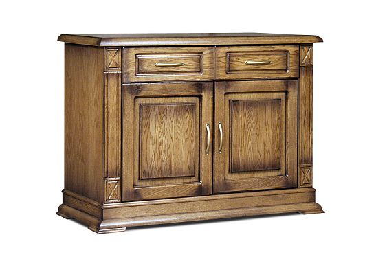 Тумба 2-х дверная "Верди Люкс 2" массив и шпон дуба 4